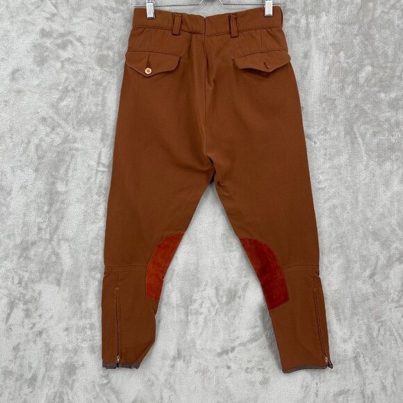 Vintage Equestrian Correct Riding Apparel Breeches Riding Pants Rust - Picture 8 of 13